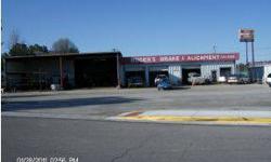 GREAT LOCATION AND OPPORTUNITY IN CITY LIMITS. 4 BAYS PLUS 1 BAY FOR 18 WHEELER.TONS OF EXTRA STORAGE,ROLL UP DOORS,2 BATHS,OFFICE. CURRENTLY BRAKE AND ALIGNMENT SHOP. OWNER HAS BEEN AT THIS LOCATION FOR 19 YEARS AND WANTS EVERYONE TO KNOW HE IS NOT GOING