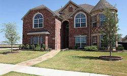 Expanded brentwood design with larger kitchen. You will love the granite counter tops, pot filler, jenn-air six burner gas cooktop, enormous pantry and butler's pantry. Karen Richards is showing this 5 bedrooms / 3.5 bathroom property in Prosper, TX. Call