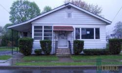 This is a HUD owned property, call any HUD approved agent for showing. Property listed as insurable with no required repairs. Cute and cozy two bedroom home. Enclosed front porch shelters your guests. Eat in kitchen with good size room, full bath shows