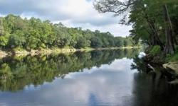 127 feet. On beautiful suwannee river, close to charles springs and public boat ramp, great fishing area, deer, turkey and all kinds of wildlife abound. Listing originally posted at http