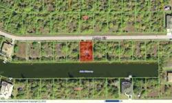 Waterfront lot with Gulf Access via South Gulf Cove lock system. The bridge to go under is about 10 feet high and about a 5 minute boat ride until the end of the no wake zone. The owner owns 9 other lots and 6 of them are waterfront. South Gulf Cove is a