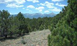 6 Acres homesite with huge views of the Sangre de Cristo Mountains, 60% treed with Pinion Pine, gently sloping to the Southwest with nice open meadows on interior of this lot. Easy year round access on HOA maintained roads. Priced to sell.
Listing
