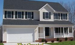 This to-be-built home is "The Crystal" - it is one of over 50+ house plans available from "The Charleston Company Homebuilders". Currently building in a new south Stafford community called "CRANEWOOD" located off Rt 1 by Centreport Parkway - convenient to