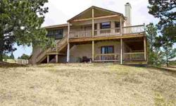Incredible Horse Property Located On Over 5 Acres With Trees, Meadows And Awesome Pikes Peak Mountain Views! Very Well Maintained Raised Ranch With 3 Bedrooms, 3 Baths, Two Levels Of Updated Trex Deck, And A 4 Stall Horse Barn! Priced To Sell!Listing
