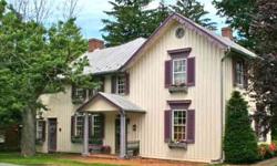 Historic Dr. Jacob Weaver House c.1812 has been beautifully restored with its historic detailing preserved, including fireplaces & mantels, exposed log walls & beamed ceilings and gorgeous wood floors, while adding central AC, a gourmet country kitchen,