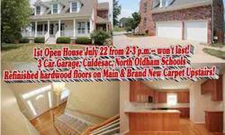 1ST OPEN HOUSE THIS SUNDAY, JULY 22 FOR 1 HOUR ONLY 2-3 P.M. -- Who's ready for a MOVE IN READY house in North Oldham County school district with 10 ft ceilings on the Main Level located on a Culdesac with a 3 car garage in a fabulous neighborhood?!