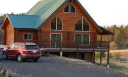 Beautiful A-frame log home on approx. 18.539 acres between Grangeville and Stites, Idaho. This area offers plenty of privacy and is a great location for enjoying wildlife. The home has approx. 1986 finished square feet with two bedrooms on the main floor