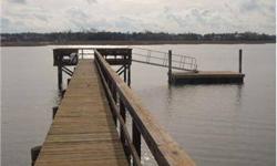 Pristine deepwater lot with a private deepwater dock in place with a 12 x 22Ft pierhead and a 10 x 20 ft floating dock currently in place. Enjoy 7ft of water at mean low tide! The lot has been cleared and a driveway cut and soil has been brought in to