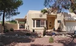 Updated with 18 inch ceramic tile, new cabinets and granite counter tops. This home is ready for new owners. AZ room off family room. 2 bedrooms, 2 bath, large covered wrap around patio with beautiful ramada. Back yard has room for large pool. or casita.