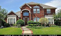 Spectacular custom avery edwards home with award winning exemplary schools.five bedrooms,study,gameroom.sparkling pool with botanical garden. Karen Richards is showing 7705 San Isabel Dr in Plano, TX which has 5 bedrooms / 3.5 bathroom and is available