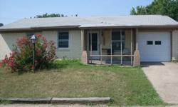 New GarlandDeal. This is a frame house with a slab foundation. House is in a very quite neighborhood. If you have any question, need address or access to see the inside call Juanita at 972-591-3785. Buyers pay all closing cost, $1,500 non refundable