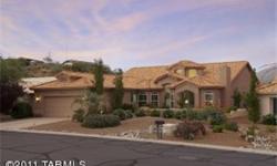 You'll love this captivating CAMBRIA in SaddleBrooke's HOA2, Tucson's premier active adult adult community. With 2BR/2BA/Den, this spacious home is perfect for entertaining & enjoying the SaddleBrooke resort lifestyle. Special features include - a