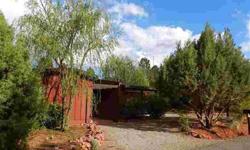 RARE FIND, 2 homes on 1 large lot in West Sedona. Bring your INVESTORS. The square footage of 1,898 includes both homes, the 1 bedroom home, per the County is 579 sq. ft. and the 3 bedroom home is 1,319 sq. ft. The one bedroom home would be ideal for an