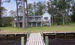 WOW best describes the views from this 3 BR 2 BA home overlooking the Pungo River & ICW. The interior features custom cabinetry, a large kitchen/ DR area, a spacious bonus room and large utility room. The Master Suite affords privacy and grand views. The