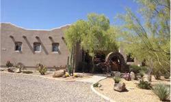 Desert Hills 4 Bedroom Pool Horse Property Home for Sale. Located on a paved road, upon arrival to this Desert Hills 4 bedroom pool horse property home for sale you are welcomed by the warmth and charm of the stone trimmed courtyard.
Listing originally