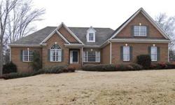 Huge 5 bedroom 3.5 bath all brick home is set on almost a level acre lot in the Glen Meadows subdivision. This split floor plan includes the master on main, as well as three other bedrooms, a family room with gas logs, a kitchen with corian counter-tops,