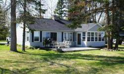 Remodeled cottage on Mullett Lakes South Shore. Sitting at lake level the views are spectacular with sandy lake bottom. Swimming is great. 3 bedrooms and 2 baths with 75' on Mullett Lake, this is a rare find for these quaint cottages. Features include