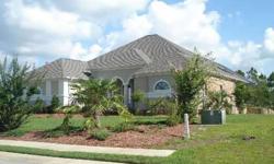 Beautiful Florida style home in gated community backs up to the golf course. This stunning home features an open floor plan with high ceilings, columns, tile and wood floors, large screened patio & pool with hot tub. Master suite features separate closets