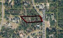 1.01 Acres in Woodhaven Estates, on a paved road in homes only area. Zoned AR2