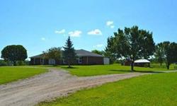 Your chance to own just under a 40-acre farm with a 3,500 total square foot REMODELED brick ranch style home, 1,800 square foot double wide, 3 outbuildings, and 1.5 acre lake for a great price. The main house has recent updates such as NEW CARPET, FRESH