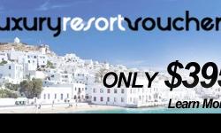 $395 FOR A 7-NIGHT RESORT STAY...It most certainly the perfect to for a holiday and how can you resist this most tempting travel voucher for a 7-night resort stay in the US, Canada, Mexico, Europe or Australia. You can choose from over 500 different