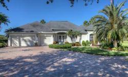 This home is what Florida is famous for! Open floor plan, light and bright, fantastic resort style pool with amazing views right down the fairway of a prestigious private golf course. Words really can't do this home justice, but it is a wonderful