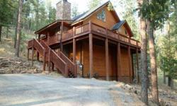 Ruidoso log style charm in this beautiful cabin in the woods of Alto Country Club. Nestled in the hillside with lots of wildlife. Great open living/dining area with a beautiful fireplace to enjoy!Listing originally posted at http