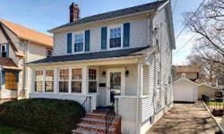 This beautifully renovated 4 bedroom Colonial is conveniently located close to NYC bus transportation & the Oakview elementary school. Cove ceilings, stained glass windows, hardwood floors & a delightful 3 season porch add to the charm of this home. All