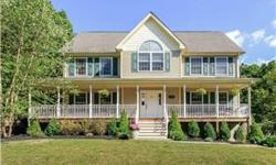This beautiful, meticulously maintained 2005 colonial sits on a gorgeous property with a fully fenced-in yard, wrap-around porch, mature landscaping, and an amazing, spring fed pond providing peace and recreation through every season. The elegant interior