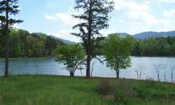 Point lot on Lake Chatuge. Quite possibly the best lot for sale on the lake. Ownership goes into the lake. Level building site, beautiful lake and mountain views, and large 1.32 acre lot. Covered double slip permit is available.
Listing originally posted