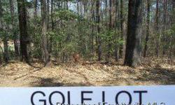 -Very nice Golf Lot at the tee box of #3 Creek Course! When home is built - you can see golfers tee off from your Carolina Room, Family Room, Deck, etc. This is a par 5 hole and would be nice view down the fairway. Purchase and build now or later. Have