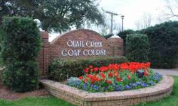 This Beautiful Quail Creek Estates Subdivision has 50 heavily wooded Lots available. With Community amenities including an affordable and challenging 18-hole Golf Course with Three Lakes and over 40 Sand Traps, Tennis Courts, Club House, Outdoor Pool and