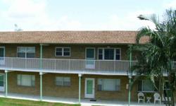 Light & bright 2BR, 2BA second floor unit in the Paradise Shores 55+ community. Unit is being sold furnished & has updated windows through out. Newer refrigerator, dishwasher, gas stove with the gas for the stove and heat included in the monthly fee.