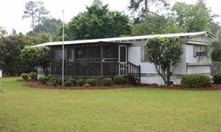 1969 Single Wide Trailer, Metal Roof (replaced 4 years ago), 2 Bedroom, 1 Bath, Front Screened Porch, Back Covered Porch! Located in Manning (Santee), buyer responsible for moving trailer upon purchase! No land included! $3,000 OBRO, Remaining furnished