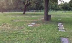 your purchasing 2 side by plots, over and under ( 4 plots total ) I own these free and clear I can break this up, if you only need 2 plots cemetery spaces in our Live Oak Garden Section, Greenwood Memorial Park. Following is the property description