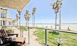 Rare, southwest facing corner on the beachfront in Venice. Well maintained building with endless possibilities for both residential or income. 4 units+bonus room. Back units are 1+1, front units are 2+2, top unit with vaulted ceilings and loft. All units
