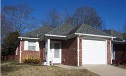R-1033 ENJOY YOU RETIREMENT W/THIS TOWN HOME CLOSE TO ALBERTVILLE CITY-BUILT 1996, CENTRAL GAS HEAT, CENTRAL ELECTRIC AIR, 2 BR'S, 1 & 3/4 BATHS, KIT, OPEN LR/DINING RM W/CARPET. FOYER, TILE, KITCHEN AND GUEST BATH TILE FLOORING, LOTS OF WALK-IN CLOSETS.