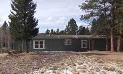 Home on private 1.65 acres in a beautiful mountain setting -- this could be yours! Back sliding door from kitchen or exterior door from laundry room opens up to scenic aspens and views. Home features master bedroom with adjoining 5-piece bath. Large