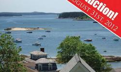 Offered exclusively at auction, this lovely Downeast Maine village property features panoramic harbor views, and it is just a short walk from Stonington's shops, restaurants, and galleries. It includes a main house, single bay garage, and 2 income