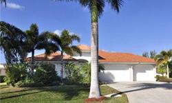 Beautiful, bright and airy courtyard-pool home in Spanish Wells, just 10 minutes from Bonita Beaches! This 3 bedroom, 3 bath home, 3-car garage home is in PRISTINE condition. Very open, great room plan built by Thomas Cook in 2004. Cabana suite off pool i
