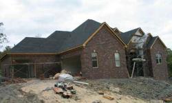 Quality new construction.All brick.Energy efficient with lower utilities.Great plan w/4 bedrooms & study,3 1/2 baths.High ceilings.Gourmet kitchen with beautiful stained cabinets,island,double ovens, stainless steel appliances & granite counters.Nice