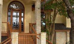 Beautiful Lake Travis home in the gated lake front community of Ridge Harbor. Granite counters in kitchen and baths, stainless appl, wood floors, fireplace, ceiling fans, high ceilings and walls of windows, huge back deck with built-in grill and amazing