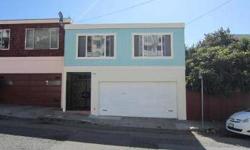 Nice updated 2 bedroom Bernal home. The main level consist of 2 bedrooms, living room with dining area, remodeled kitchen,and a remodeled bath. There are wood floors and newer windows throughout. Downstairs is a 2 car garage and good size unwarranted