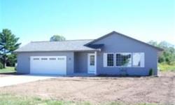 NEW CONSTRUCTION. 1,500 sq ft 3 bedroom ranch. Master bath, 1st floor laundry, custom cabinets, Deck, Drive, Air, Roughed in plumbing for future basement bath. Country feel with horses in the back yard!! Located in an area of upscale homes on Sheboygan's