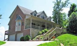 View of Daniel Boone Nat'l Forest from this custom built 3BR, 3BA home located in a gated lake community, partially furnished and sits on almost 3 acres, beautiful stone FP, large 2 car garage in basement for your boat and toys!
Listing originally posted