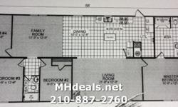 HUGE Double Wide 2014 -- NEW HOMES $42,900We have an AWESOME DEAL!Buy a Brand Double Wide manufactured home withLarge master bedroom lLarge kitchen. 4 bedrooms 2 bathsWasher / Dryer hookups60' garden tubAll walk in closets!28x68MORE..CALL 210-633-0429