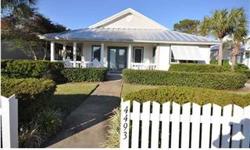 This is a classic Florida Cottage with an up to date interior style which is natural and timeless. It is in immaculate condition and even has a new standing seam roof. Crystal Beach Cottages are just a few steps to the beach and has a community pool and