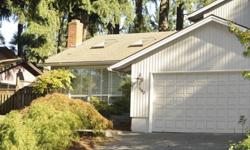 Welcoming light & bright home in the desirable Palisades neighborhood of Lake Oswego. Featuring gas brick fireplace, vaulted ceilings,skylights, hardwood floors, plantation shutters, remodeled kitchen with cherry cabinets, stainless appliances, & granite