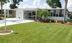JUST MOVE RIGHT IN. I DON'T THINK YOU WILL EVEN HAVE TO DUST, BECAUSE MRS CLEAN LIVES HERE. MOSTLY FURNISHED (EVEN SOME DISHES) AND ALL APPLIANCES. LOOKING FOR 3 BEDROOMS? TAKE A LOOK AT THIS ONE. YOU WILL REALLY ENJOY THE GLASSED IN FLORIDA ROOM YEAR