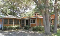 Charming frame home backs Ocala National Forest.. Features 2BR/1.5BA, 1248 sfla, covered porch w/fort look-out, great room w/wood floors & ceilings, kitchen w/range w/grill, many cabinets, & sliders to screened cabana/porch, huge master BR w/extra room